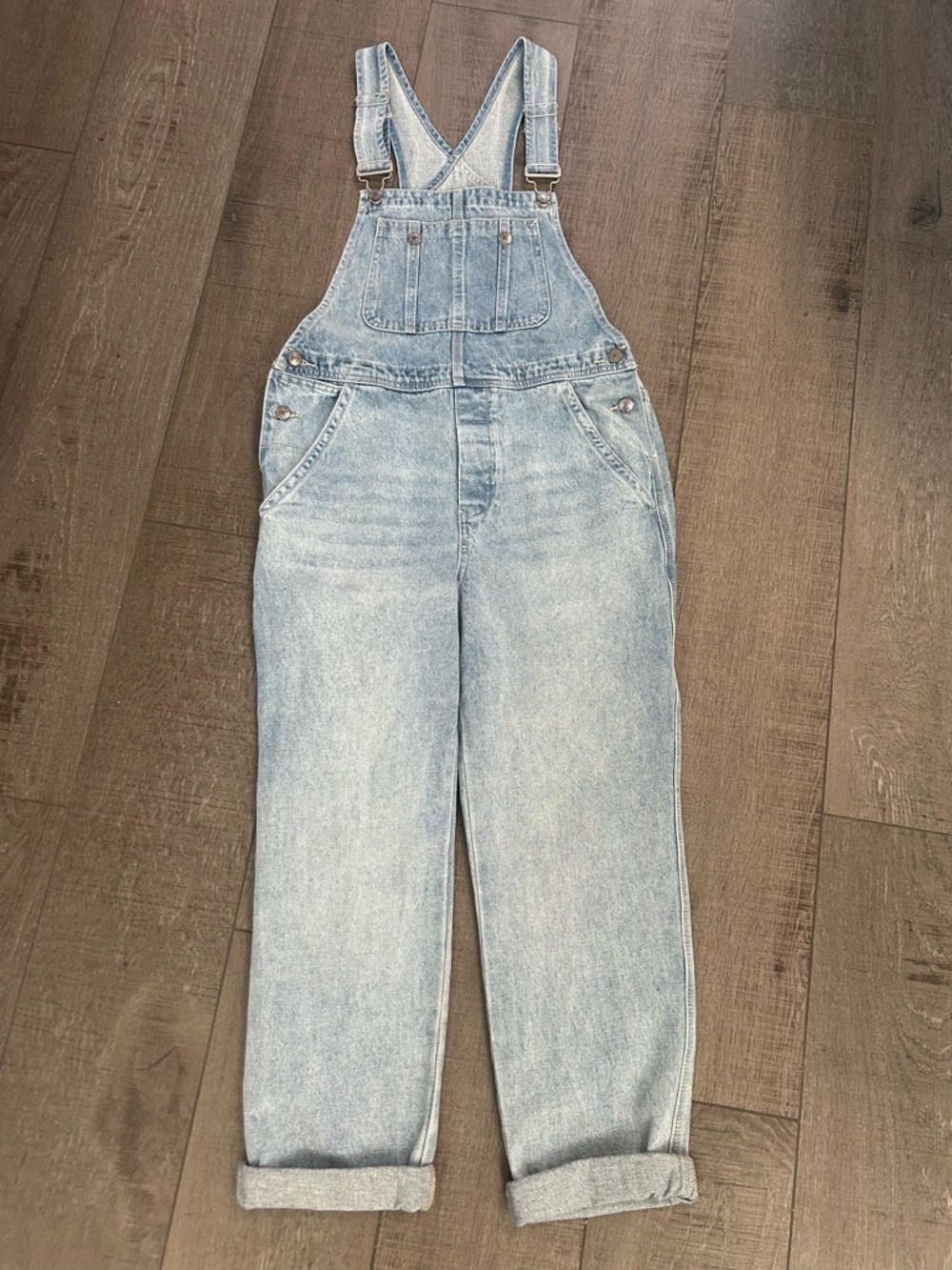 By Together Light Blue Denim Overalls